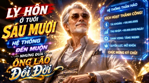 LY HÔN Ở TUỔI SÁU MƯƠI, HỆ THỐNG ĐẾN MUỘN NHƯNG ĐƯA ÔNG LÃO ĐỔI ĐỜI