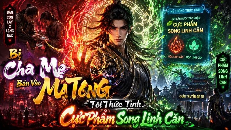 【 FULL BỘ 】Bị Cha Mẹ Bán Vào Ma Tông, Tôi Thức Tỉnh Cực Phẩm Song Linh Căn!