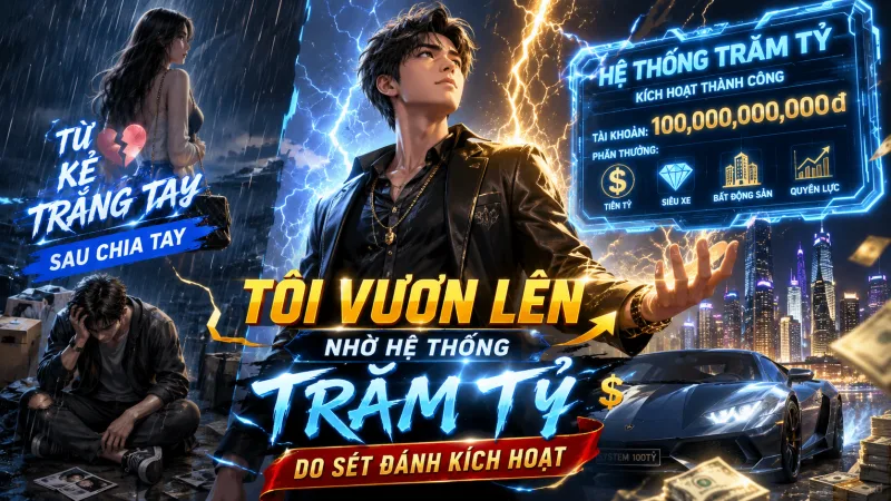 TỪ KẺ TRẮNG TAY SAU CHIA TAY, TÔI VƯƠN LÊN NHỜ HỆ THỐNG TRĂM TỶ DO SÉT ĐÁNH KÍCH HOẠT