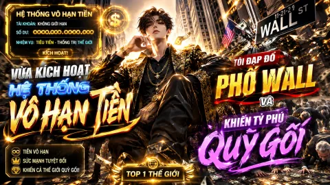 VỪA KÍCH HOẠT HỆ THỐNG VÔ HẠN TIỀN, TÔI ĐẠP ĐỔ PHỐ WALL VÀ KHIẾN TỶ PHÚ QUỲ GỐI