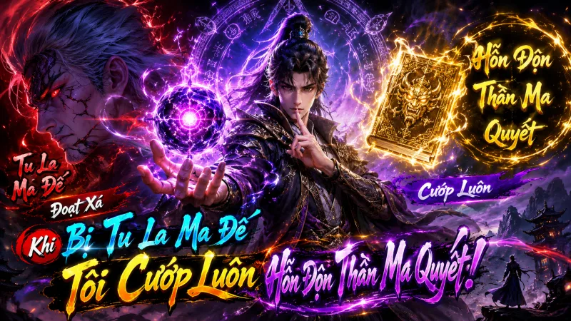 【 FULL BỘ 】Khi Bị Tu La Ma Đế Đoạt Xá, Tôi Cướp Luôn Hỗn Độn Thần Ma Quyết!