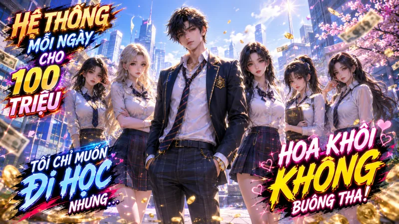 HỆ THỐNG MỖI NGÀY CHO 100 TRIỆU, TÔI CHỈ MUỐN ĐI HỌC NHƯNG HOA KHÔI KHÔNG BUÔNG THA