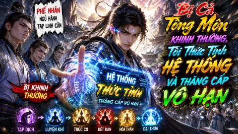 【 FULL BỘ 】Bị Cả Tông Môn Khinh Thường, Tôi Thức Tỉnh Hệ Thống Và Thăng Cấp Vô Hạn!