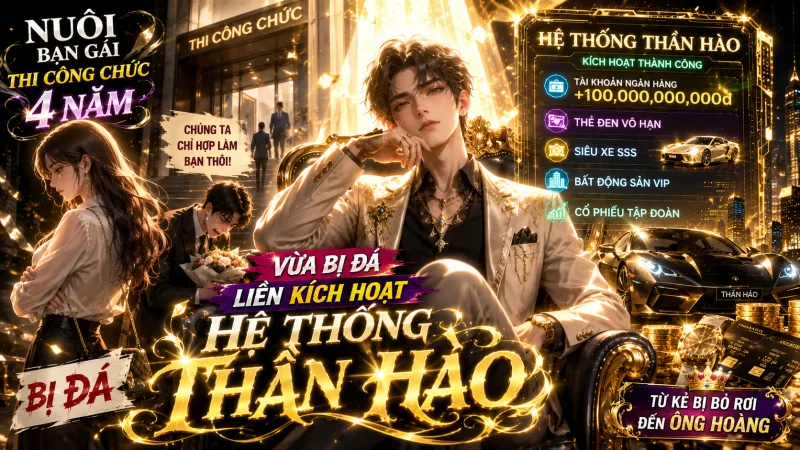 NUÔI BẠN GÁI THI CÔNG CHỨC 4 NĂM, VỪA BỊ ĐÁ LIỀN KÍCH HOẠT HỆ THỐNG THẦN HÀO