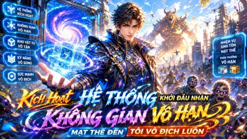 Kích Hoạt HỆ THỐNG, Khởi Đầu Nhận KHÔNG GIAN VÔ HẠN, Mạt Thế Đến Tôi Vô Địch Luôn
