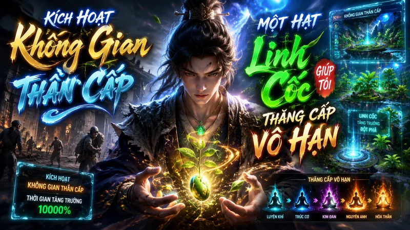 【 FULL BỘ 】Kích Hoạt Không Gian Thần Cấp, Một Hạt Linh Cốc Giúp Tôi Thăng Cấp Vô Hạn!