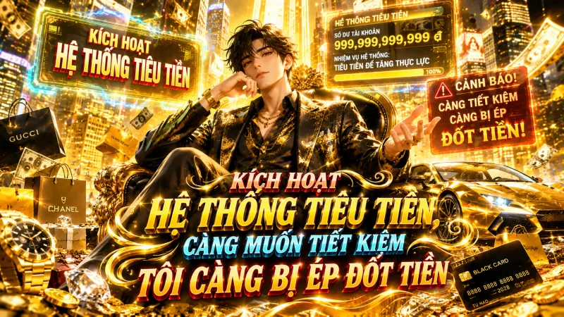 KÍCH HOẠT HỆ THỐNG TIÊU TIỀN, CÀNG MUỐN TIẾT KIỆM TÔI CÀNG BỊ ÉP ĐỐT TIỀN