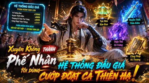 【 FULL BỘ 】Xuyên Không Thành Phế Nhân, Tôi Dùng Hệ Thống Đấu Giá Cướp Đoạt Cả Thiên Hạ!