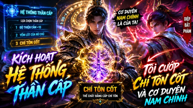 【 FULL BỘ 】KÍCH HOẠT HỆ THỐNG THẦN CẤP, TÔI CƯỚP CHÍ TÔN CỐT VÀ CƠ DUYÊN NAM CHÍNH