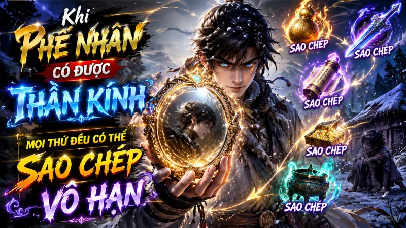 【 FULL BỘ 】Khi Phế Nhân Có Được Thần Kính, Mọi Thứ Đều Có Thể Sao Chép Vô Hạn