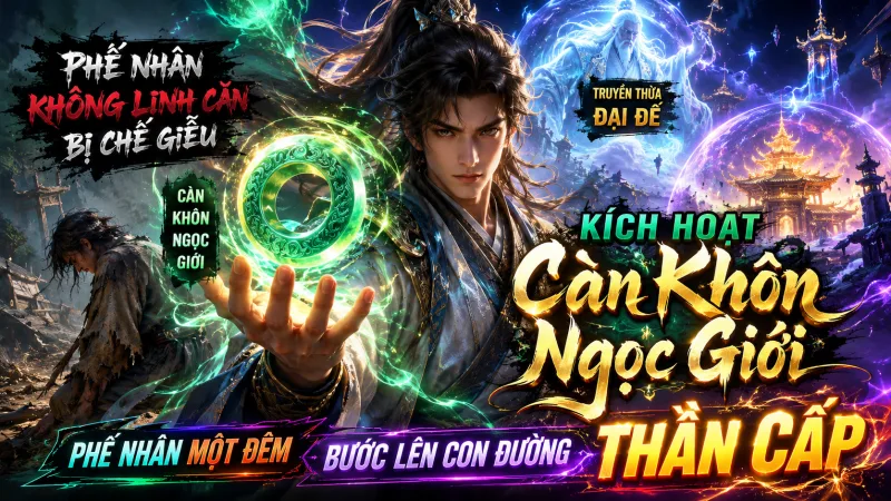 【 FULL BỘ 】Kích Hoạt Càn Khôn Ngọc Giới, Phế Nhân Một Đêm Bước Lên Con Đường Thần Cấp