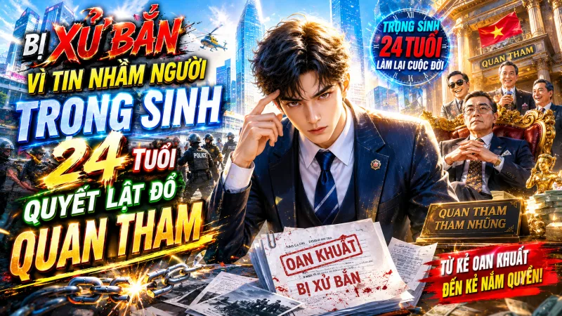 BỊ XỬ BẮN VÌ TIN NHẦM NGƯỜI, TRỌNG SINH 24 TUỔI QUYẾT LẬT ĐỔ QUAN THAM
