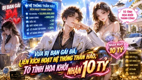 VỪA BỊ BẠN GÁI ĐÁ, LIỀN KÍCH HOẠT HỆ THỐNG THẦN HÀO, TỎ TÌNH HOA KHÔI NHẬN 10 TỶ