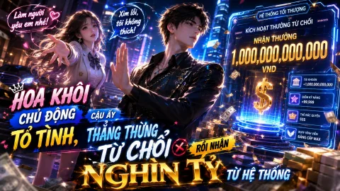 HOA KHÔI CHỦ ĐỘNG TỎ TÌNH, CẬU ẤY THẲNG THỪNG TỪ CHỐI RỒI NHẬN NGHÌN TỶ TỪ HỆ THỐNG