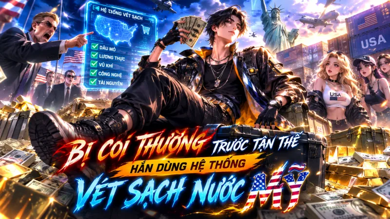 BỊ COI THƯỜNG TRƯỚC TẬN THẾ, HẮN DÙNG HỆ THỐNG VÉT SẠCH NƯỚC MỸ