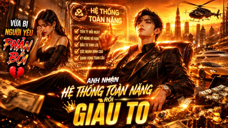 VỪA BỊ NGƯỜI YÊU PHẢN BỘI, ANH NHẬN HỆ THỐNG TOÀN NĂNG RỒI GIÀU TO