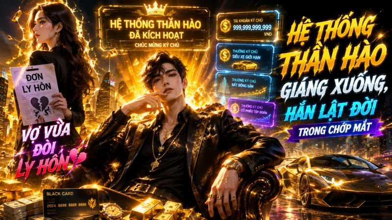 VỢ VỪA ĐÒI LY HÔN, HỆ THỐNG THẦN HÀO GIÁNG XUỐNG, HẮN LẬT ĐỜI TRONG CHỚP MẮT