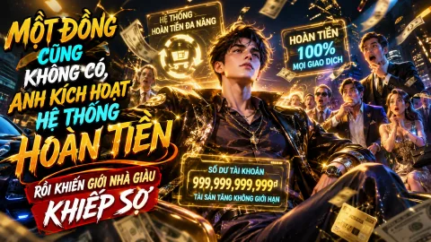 MỘT ĐỒNG CŨNG KHÔNG CÓ, ANH KÍCH HOẠT HỆ THỐNG HOÀN TIỀN RỒI KHIẾN GIỚI NHÀ GIÀU KHIẾP SỢ
