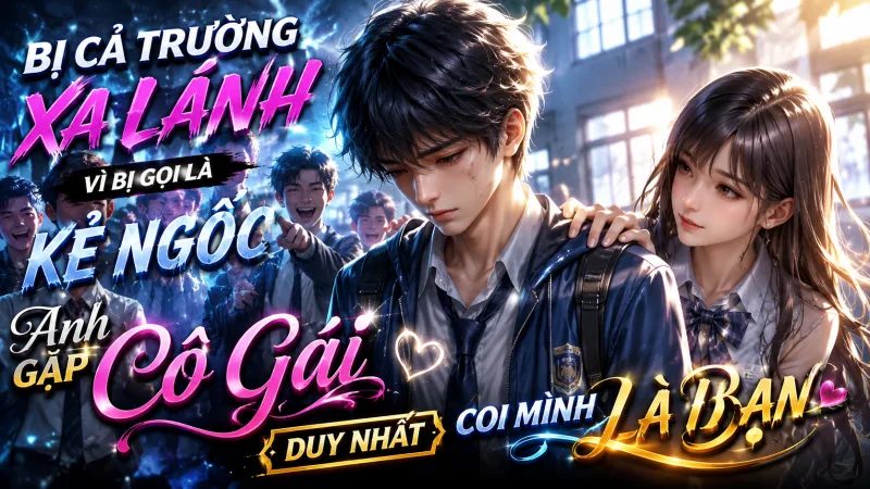 BỊ CẢ TRƯỜNG XA LÁNH VÌ BỊ GỌI LÀ KẺ NGỐC, ANH GẶP CÔ GÁI DUY NHẤT COI MÌNH LÀ BẠN