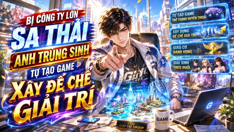 BỊ CÔNG TY LỚN SA THẢI, ANH TRÙNG SINH TỰ TẠO GAME XÂY ĐẾ CHẾ GIẢI TRÍ