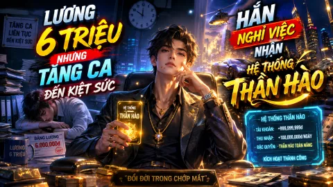 LƯƠNG 6 TRIỆU NHƯNG TĂNG CA ĐẾN KIỆT SỨC, HẮN NGHỈ VIỆC NHẬN HỆ THỐNG THẦN HÀO