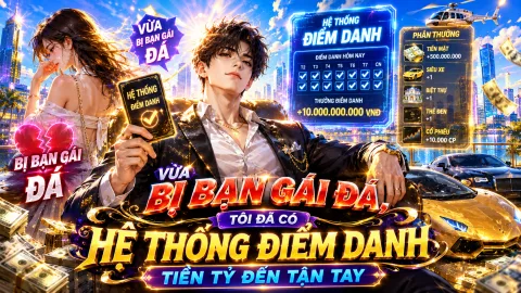 VỪA BỊ BẠN GÁI ĐÁ, TÔI ĐÃ CÓ HỆ THỐNG ĐIỂM DANH, TIỀN TỶ ĐẾN TẬN TAY