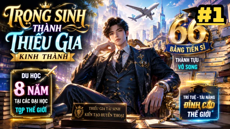 TRỌNG SINH THÀNH THIẾU GIA KINH THÀNH, TÔI DU HỌC 8 NĂM VÀ GIÀNH 66 BẰNG TIẾN SĨ