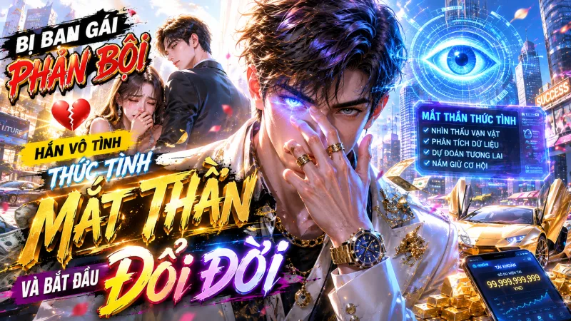 BỊ BẠN GÁI PHẢN BỘI, HẮN VÔ TÌNH THỨC TỈNH MẮT THẦN VÀ BẮT ĐẦU ĐỔI ĐỜI