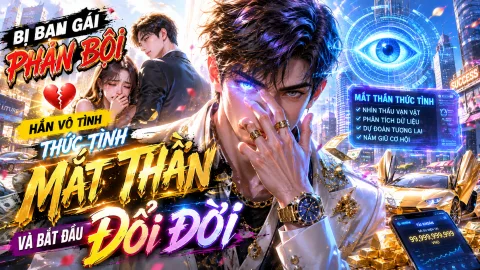 BỊ BẠN GÁI PHẢN BỘI, HẮN VÔ TÌNH THỨC TỈNH MẮT THẦN VÀ BẮT ĐẦU ĐỔI ĐỜI