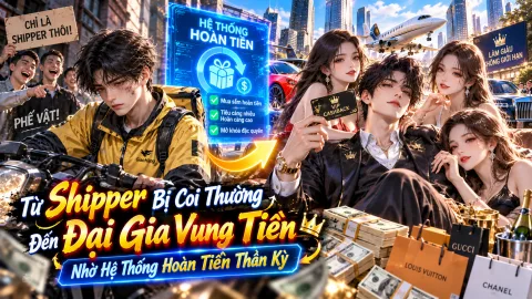 TỪ SHIPPER BỊ COI THƯỜNG ĐẾN ĐẠI GIA VUNG TIỀN, NHỜ HỆ THỐNG HOÀN TIỀN THẦN KỲ