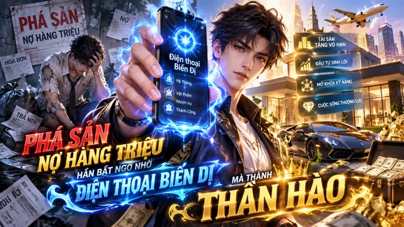 PHÁ SẢN NỢ HÀNG TRIỆU, HẮN BẤT NGỜ NHỜ ĐIỆN THOẠI BIẾN DỊ MÀ THÀNH THẦN HÀO