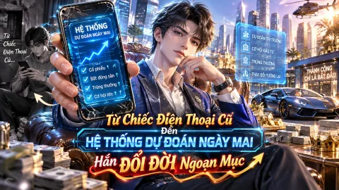 TỪ CHIẾC ĐIỆN THOẠI CŨ ĐẾN HỆ THỐNG DỰ ĐOÁN NGÀY MAI, HẮN ĐỔI ĐỜI NGOẠN MỤC