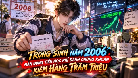 TRỌNG SINH NĂM 2006, HẮN DÙNG TIỀN HỌC PHÍ ĐÁNH CHỨNG KHOÁN, KIẾM HÀNG TRĂM TRIỆU