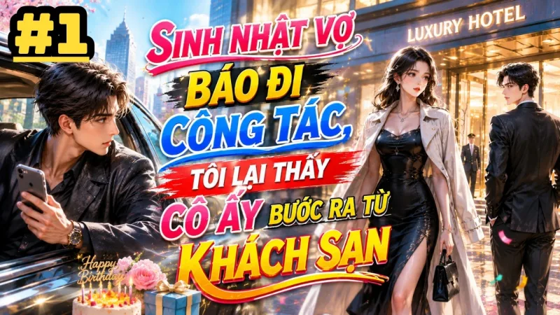 SINH NHẬT VỢ BÁO ĐI CÔNG TÁC, TÔI LẠI THẤY CÔ ẤY BƯỚC RA TỪ KHÁCH SẠN