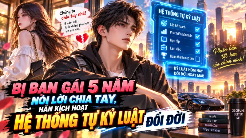 BỊ BẠN GÁI 5 NĂM NÓI LỜI CHIA TAY, HẮN KÍCH HOẠT HỆ THỐNG TỰ KỶ LUẬT ĐỔI ĐỜI