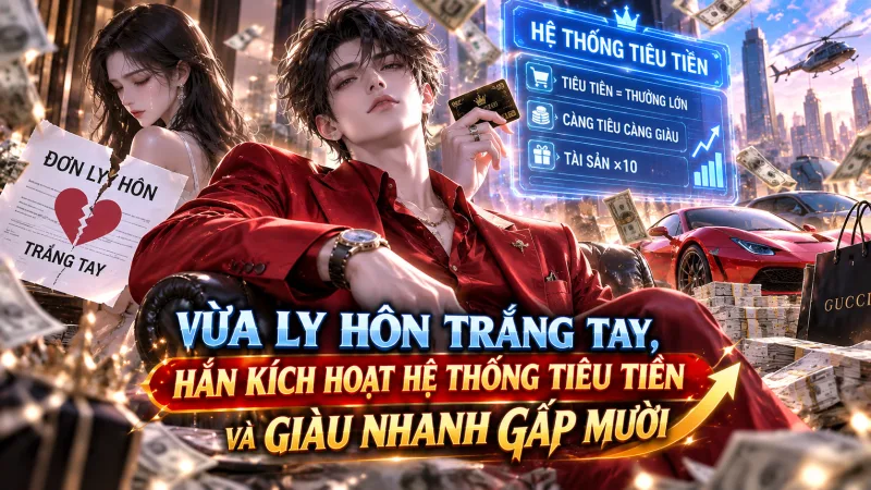 VỪA LY HÔN TRẮNG TAY, HẮN KÍCH HOẠT HỆ THỐNG TIÊU TIỀN VÀ GIÀU NHANH GẤP MƯỜI