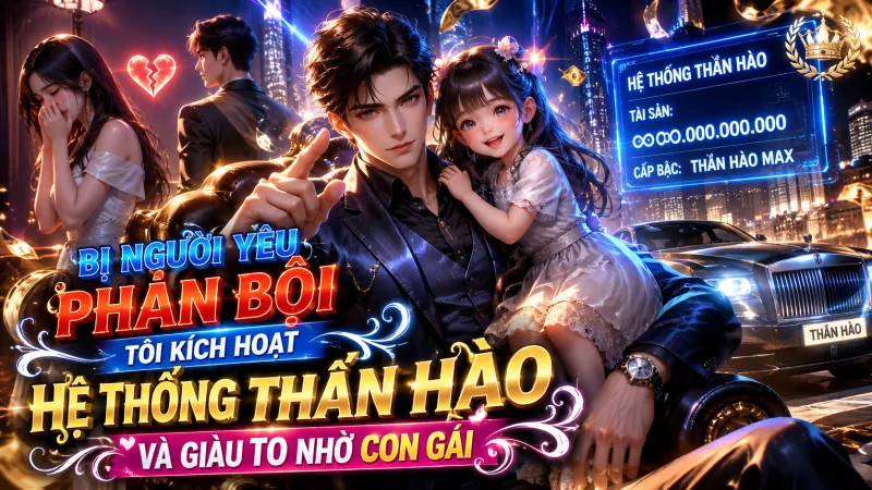 BỊ NGƯỜI YÊU PHẢN BỘI, TÔI KÍCH HOẠT HỆ THỐNG THẦN HÀO VÀ GIÀU TO NHỜ CON GÁI
