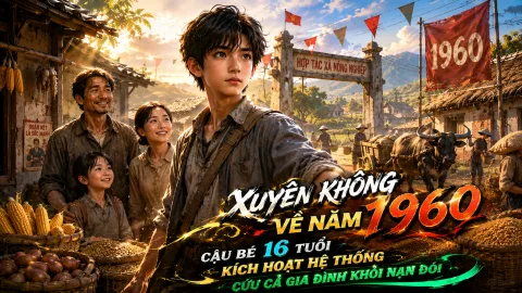 XUYÊN KHÔNG VỀ NĂM 1960, CẬU BÉ 16 TUỔI KÍCH HOẠT HỆ THỐNG CỨU CẢ GIA ĐÌNH KHỎI NẠN ĐÓI